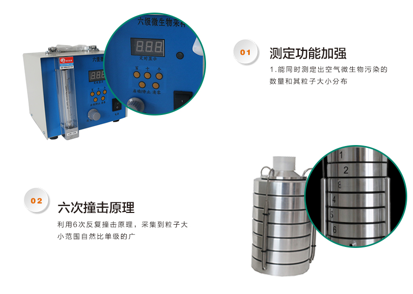 六级筛孔撞击式空气微生物采样器-聚仪惠